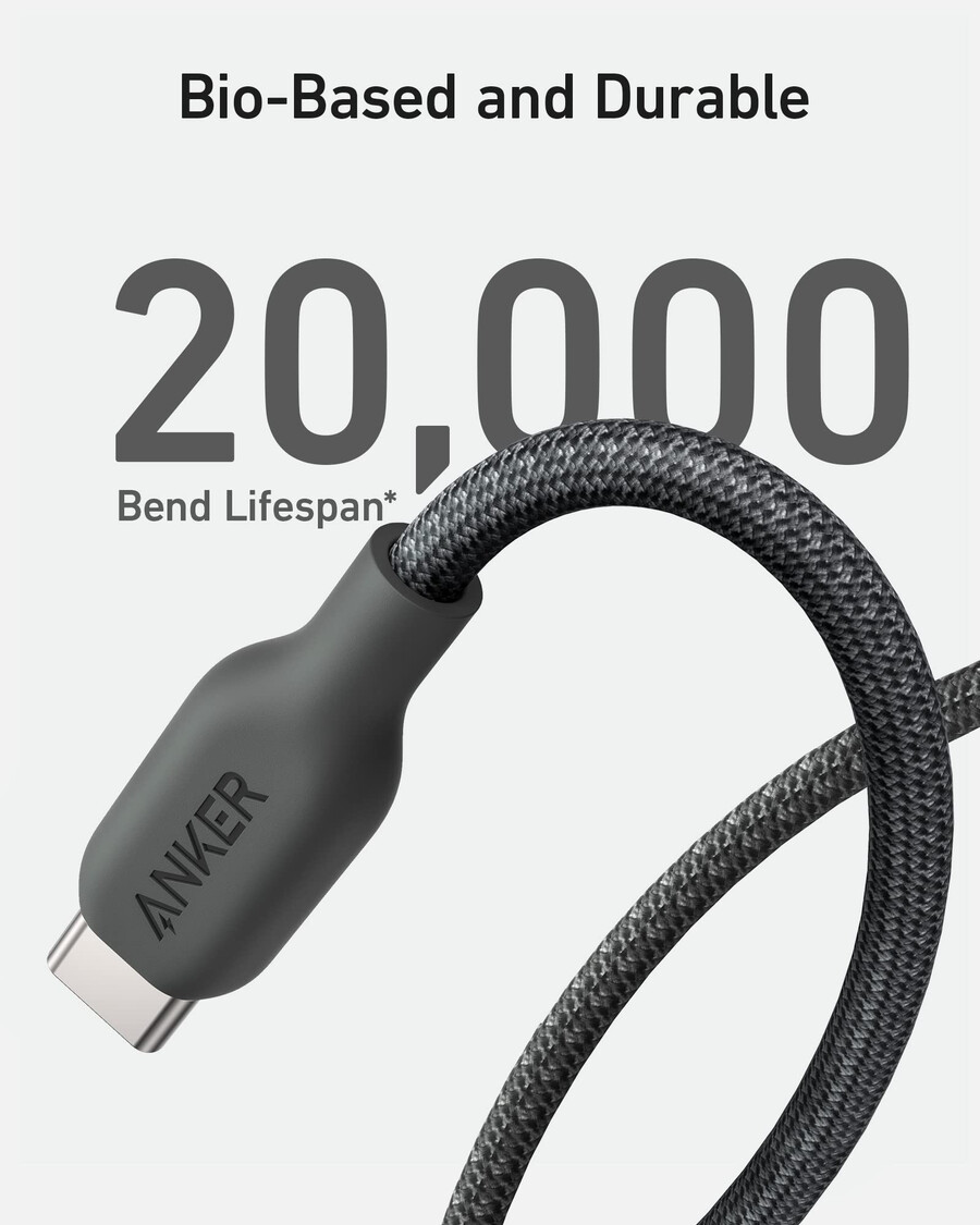 anker 543 usb-c naar usb-c kabel 240w 3 meter