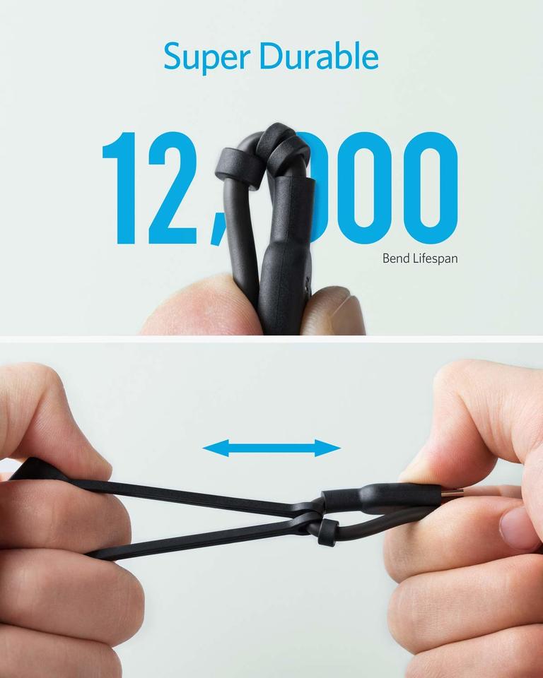 anker 321 usb-a naar lightning-kabel 90 cm 3-in-1
