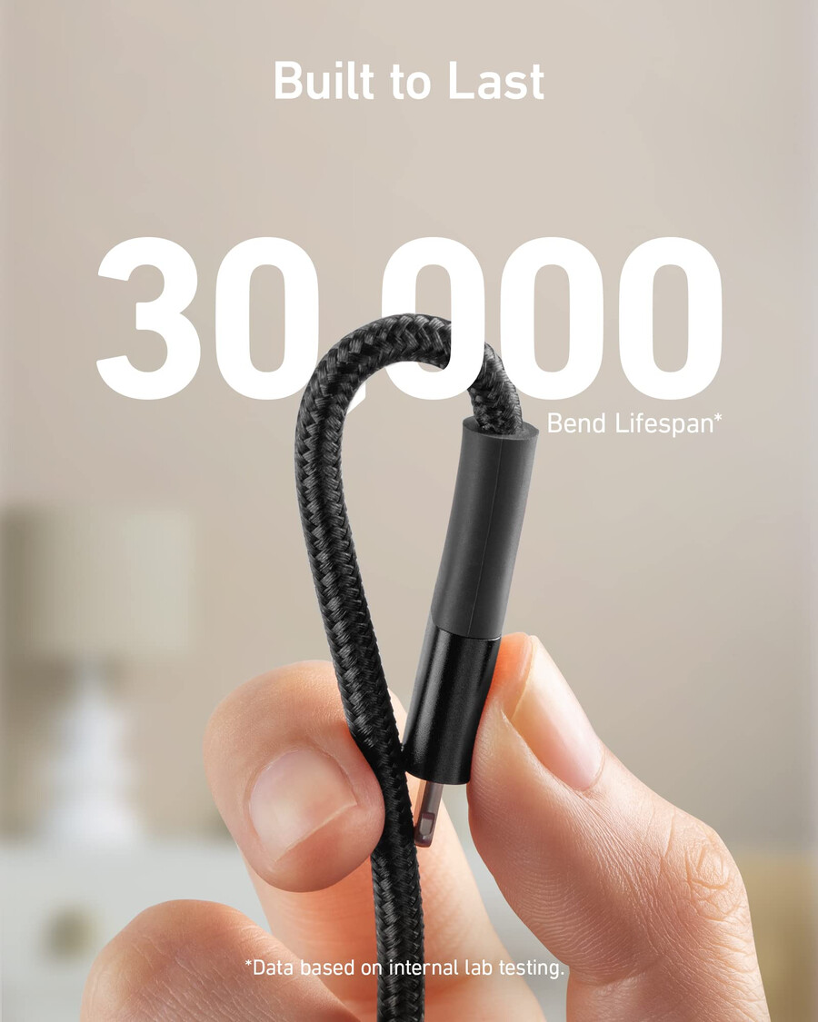anker 551 usb-a naar lightning-kabel 90 cm 180 cm 3 meter