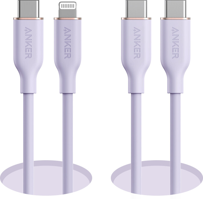 anker 643 usb-c naar usb-c kabel flow siliconen