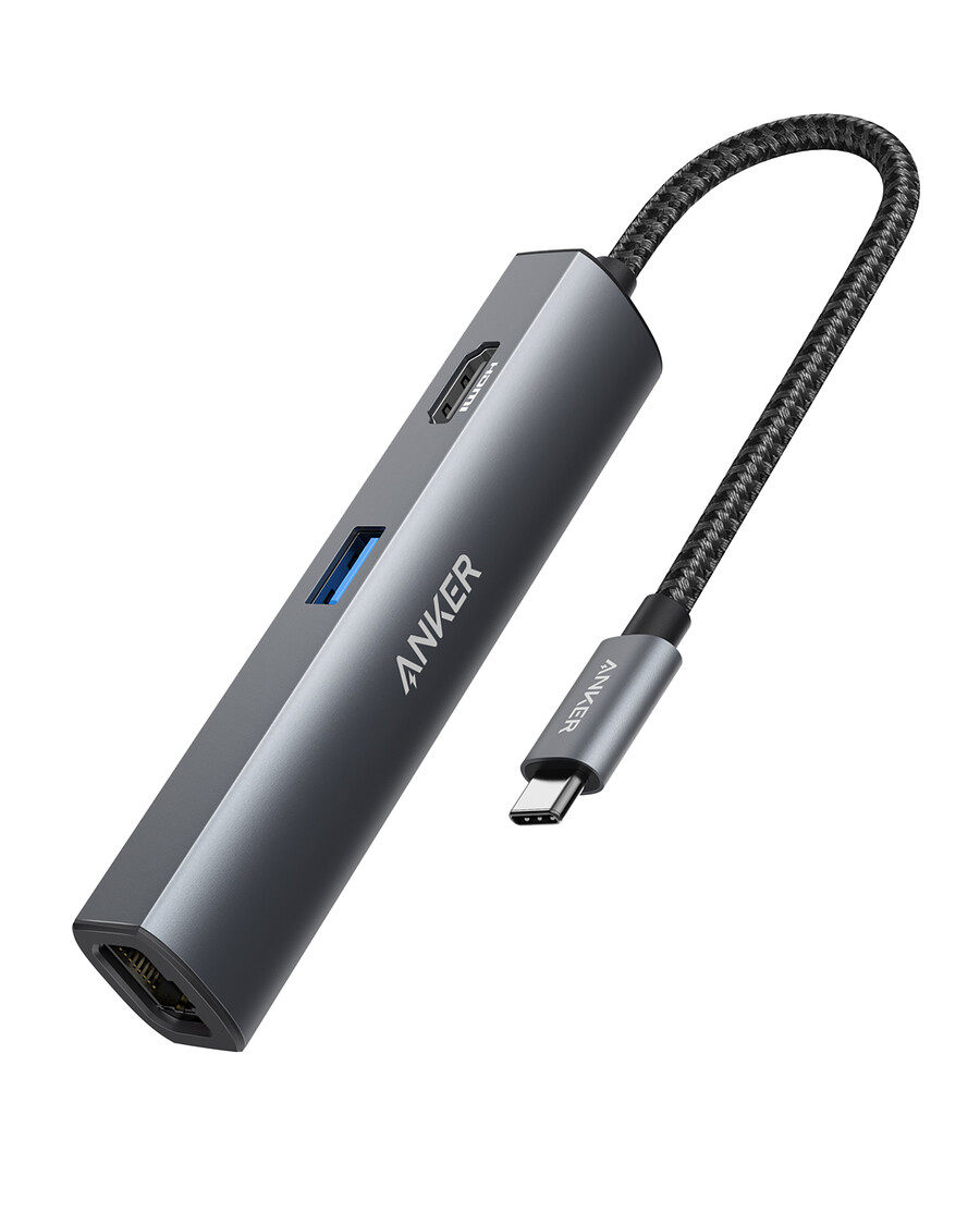 anker 533 usb-c hub 5-in-1 slank