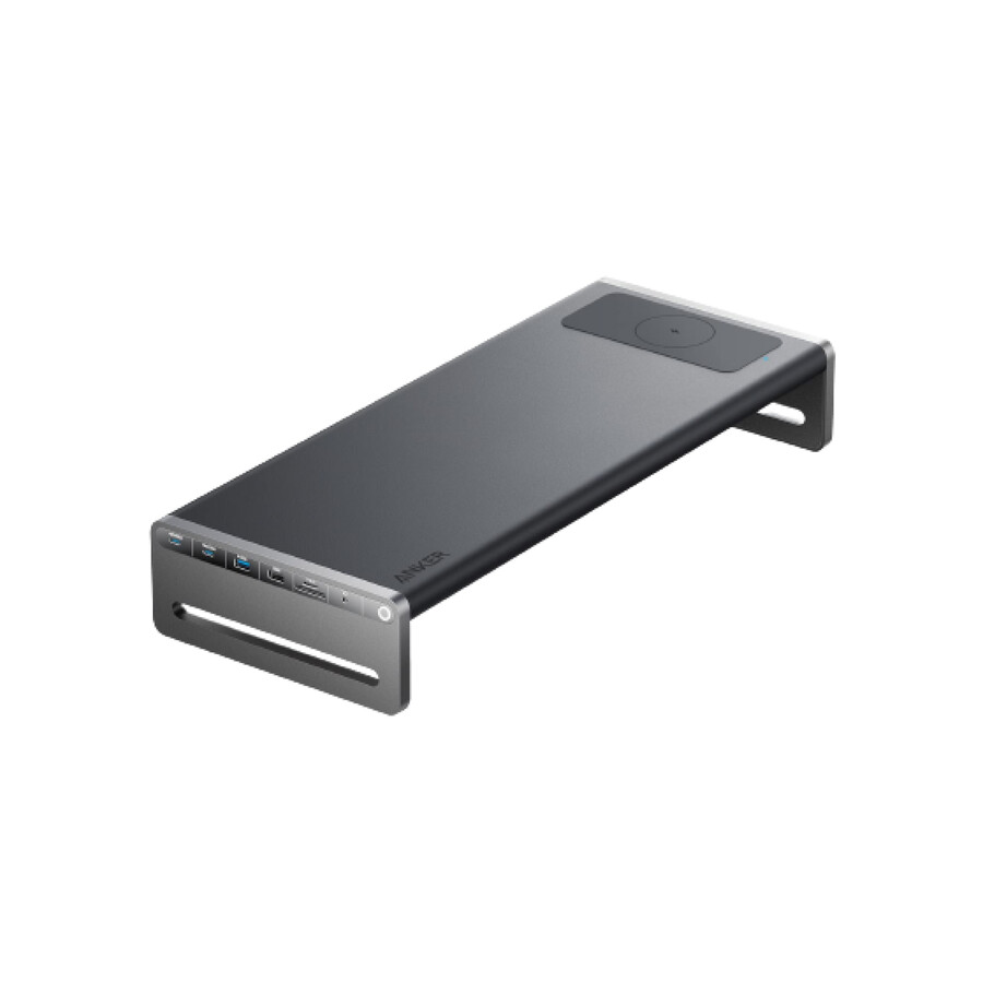anker 675 usb-c dockingstation 12-in-1 monitorstandaard draadloos