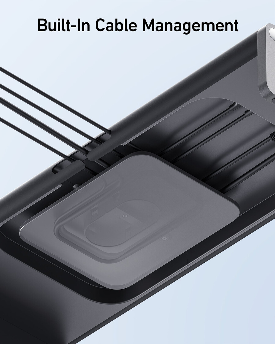 anker 675 usb-c dockingstation 12-in-1 monitorstandaard draadloos
