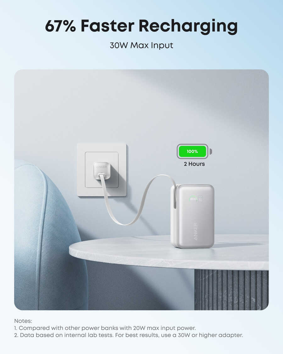 anker nano usb-c snellader 45w