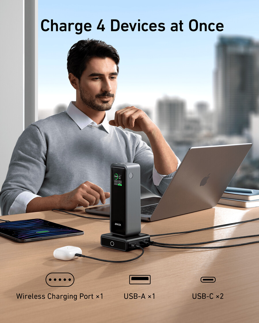 anker 100w oplaadstation voor anker prime power bank