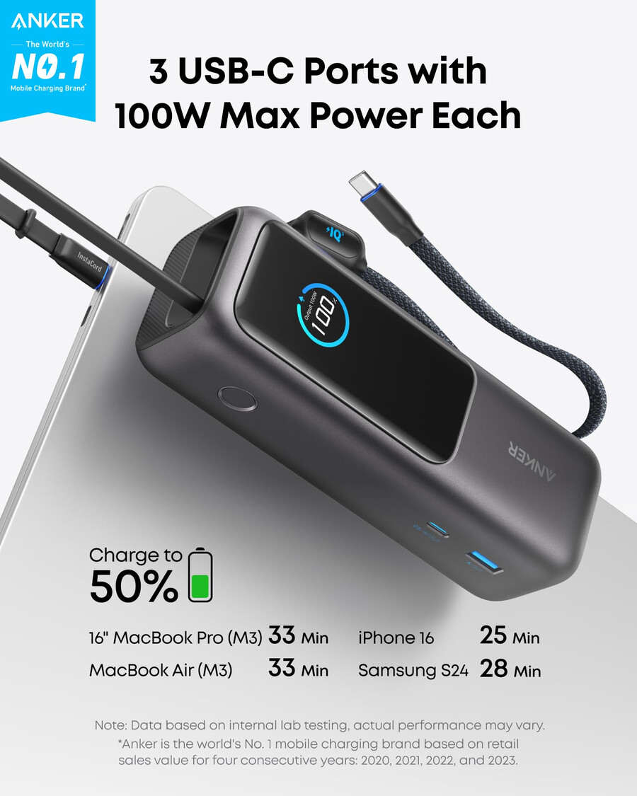 anker laptop powerbank en anker laptoplader